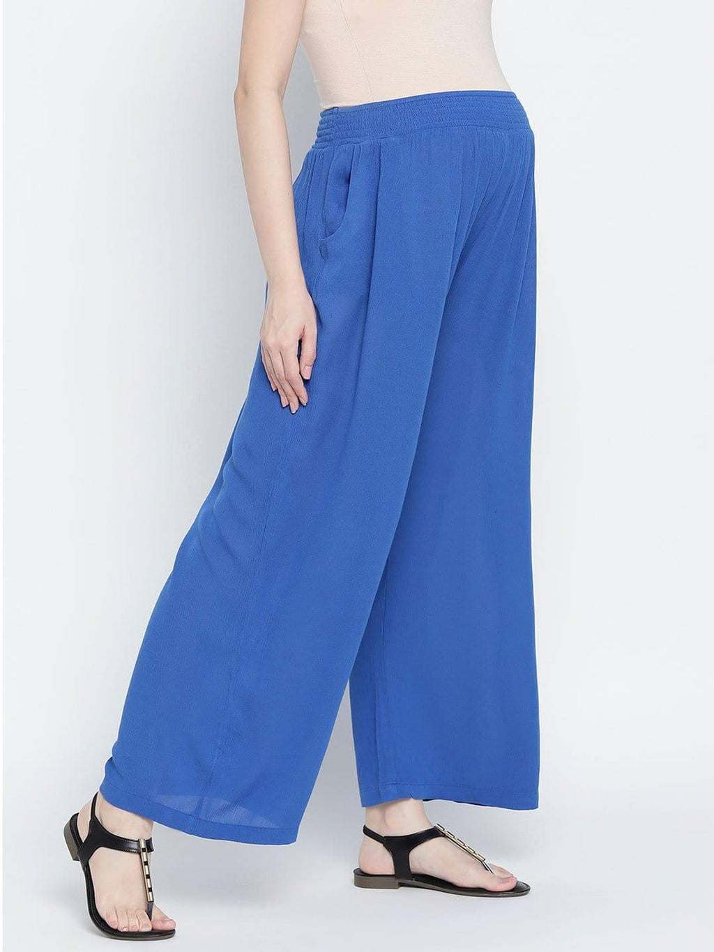 Aqua Blue Maternity Pant