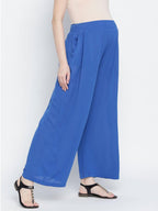 Aqua Blue Maternity Pant
