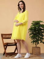 Yellow Maternity Dress