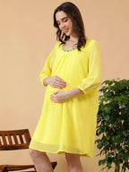 Yellow Maternity Dress