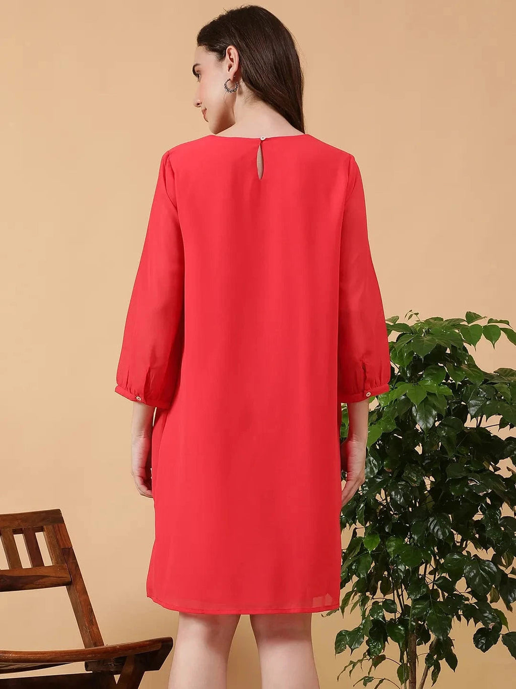 Red Maternity Dress