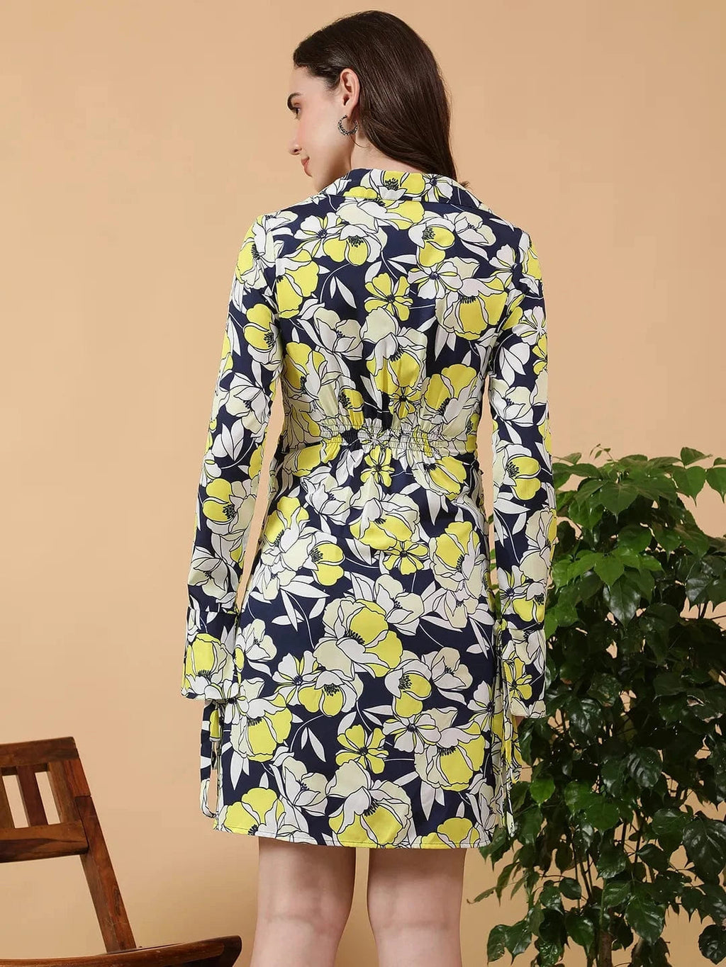 Multicolor Floral Print Maternity Dress
