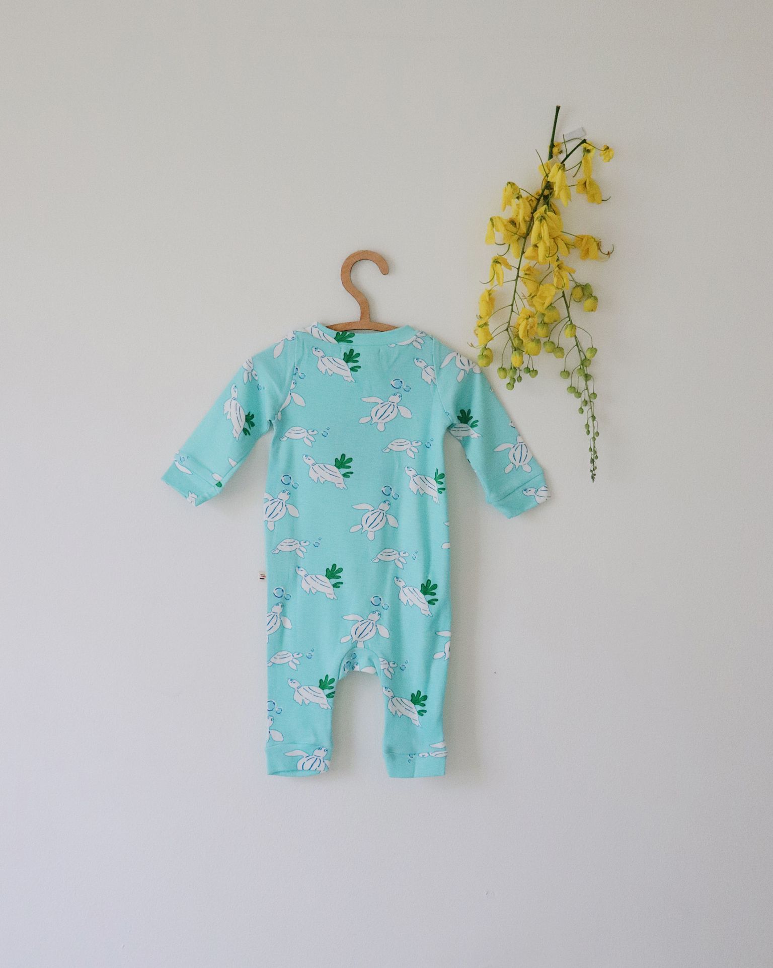 Organic Bodysuit (Turtle Print)