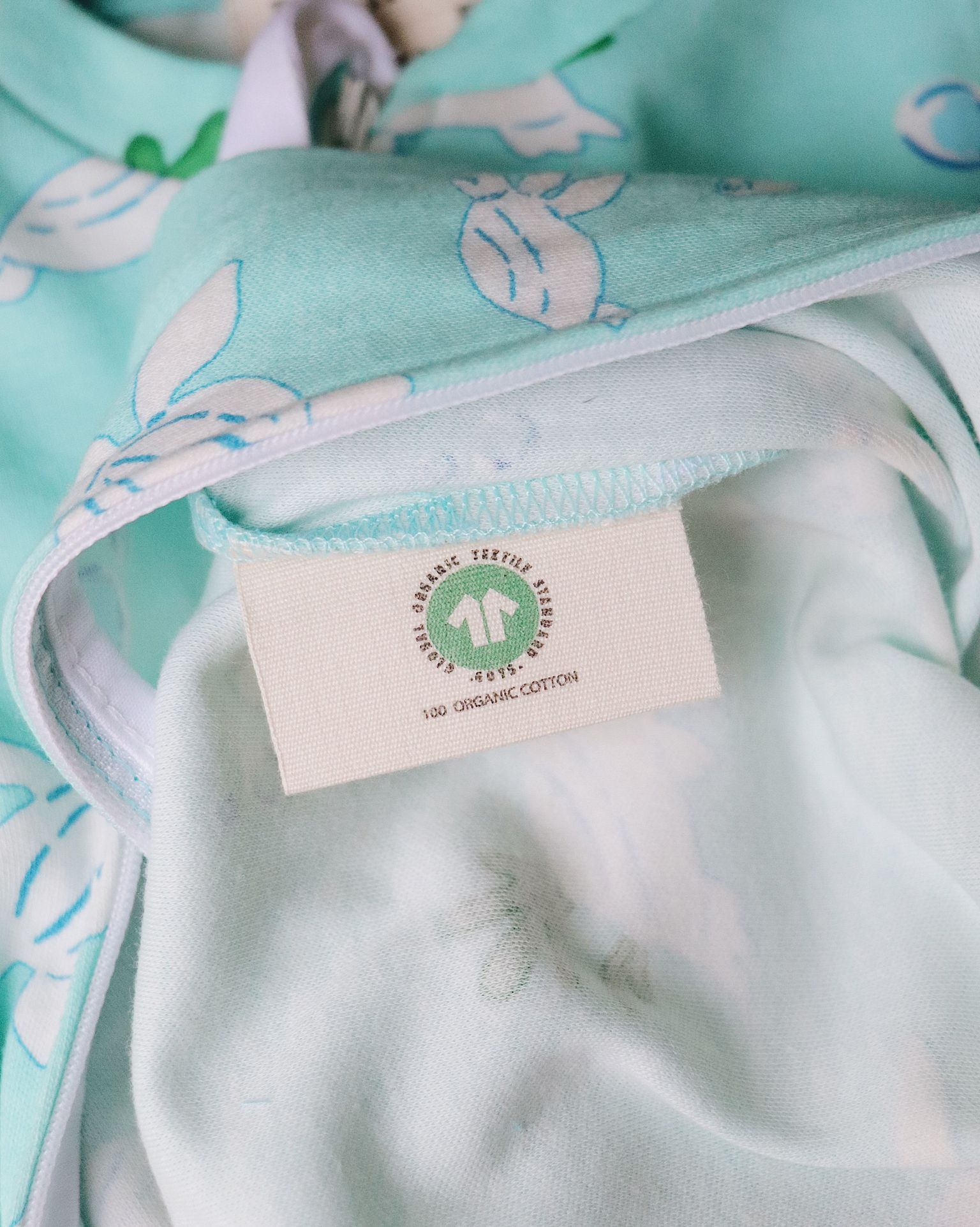 Organic Bodysuit (Turtle Print)