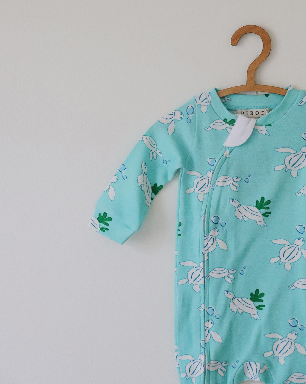 Organic Bodysuit (Turtle Print)