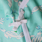 Organic Kimono Onesie (Turtle Print)