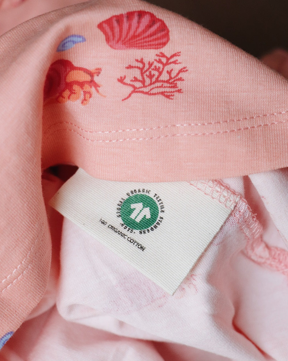 Organic Ruffled Dress (Hermit Crab)
