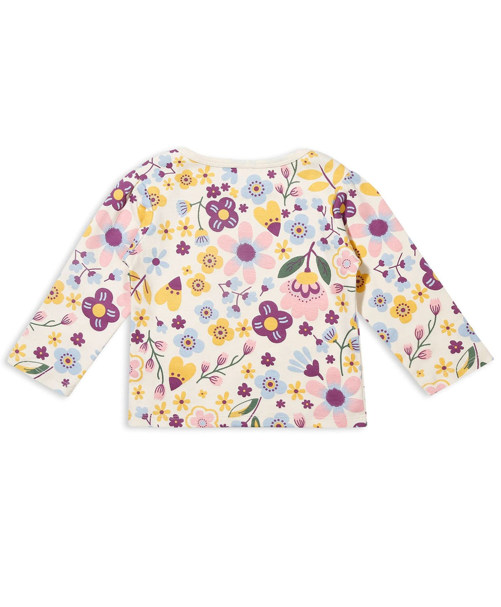 100% Cotton Full Sleeves Envelope Neck Tee Pack Of 3 - Multicolour