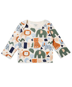 100% Cotton Full Sleeves Envelope Neck Tee Pack Of 3 - Multicolour