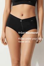 Putchi Comfort-Fit Bamboo Hipster Panty - Black