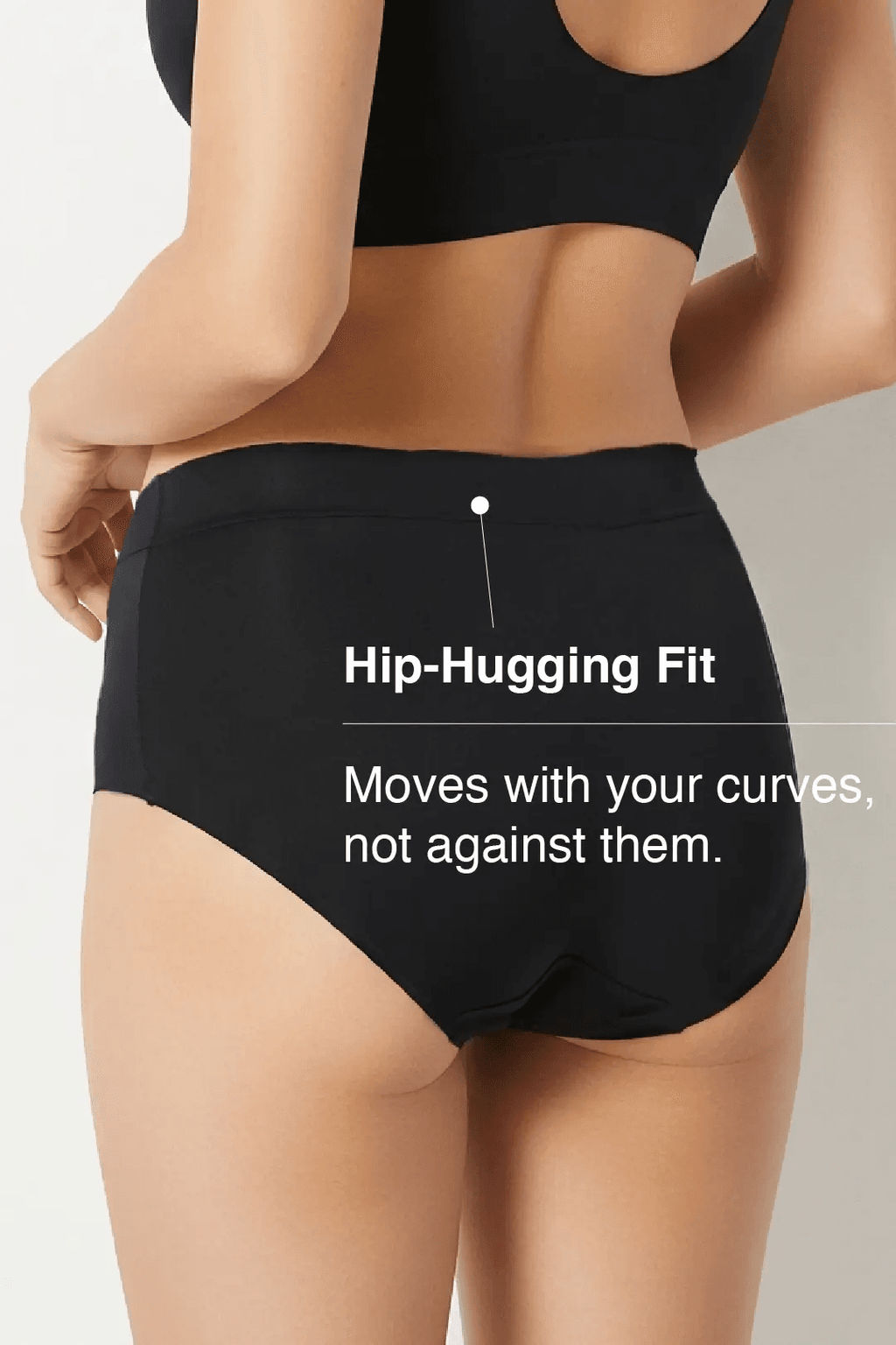 Putchi Comfort-Fit Bamboo Hipster Panty - Black