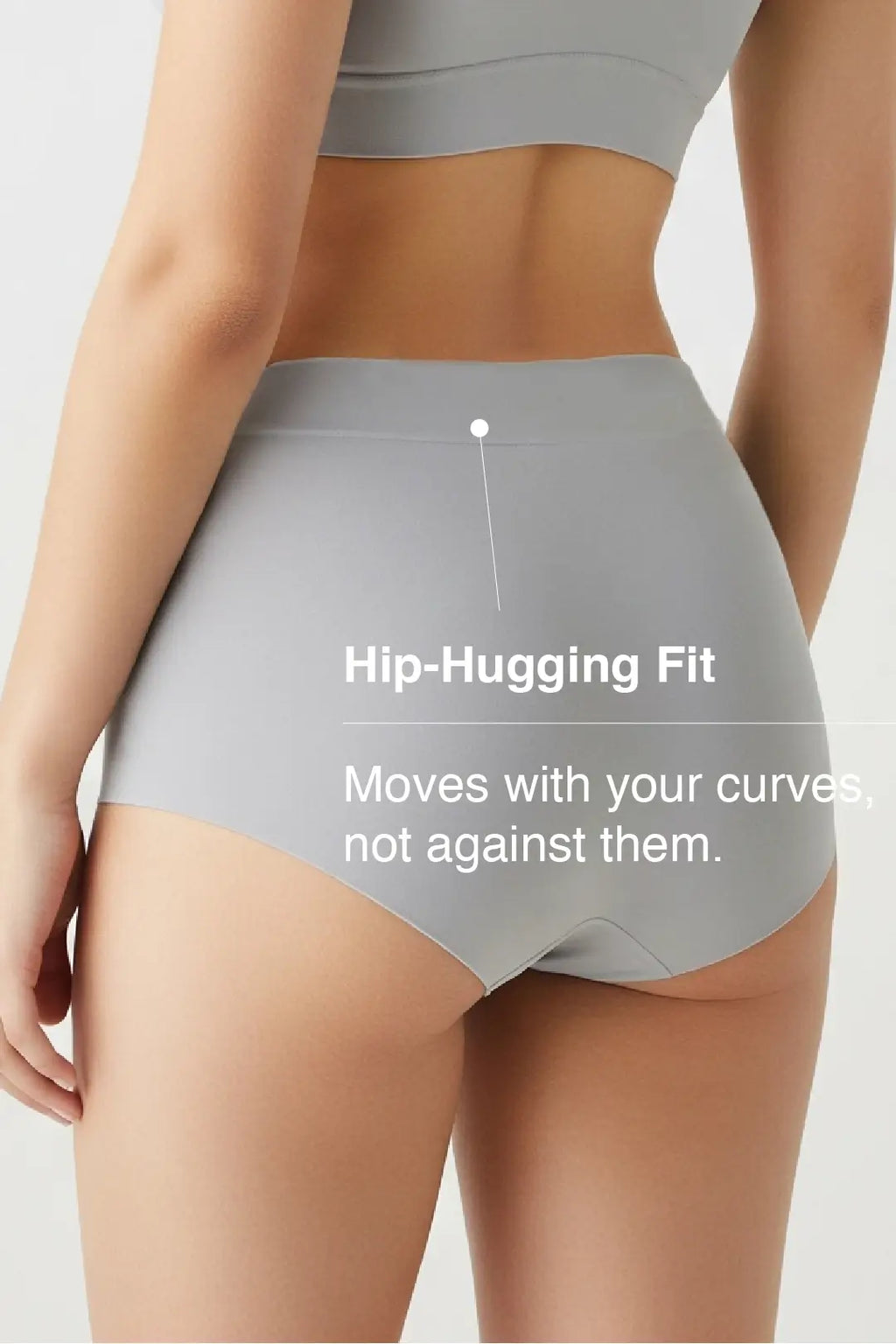 Putchi Comfort-Fit Bamboo Hipster Panty - Gray