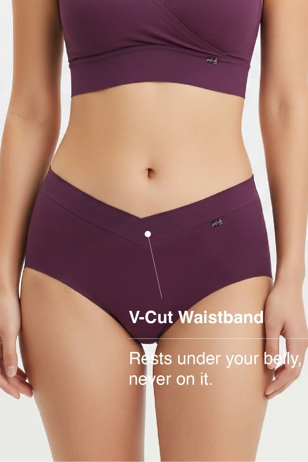 Putchi Comfort-Fit Bamboo Hipster Panty - Purple