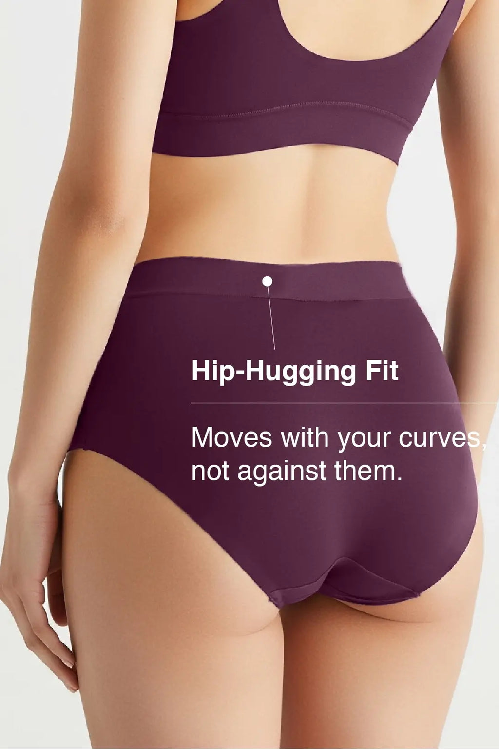 Putchi Comfort-Fit Bamboo Hipster Panty - Purple