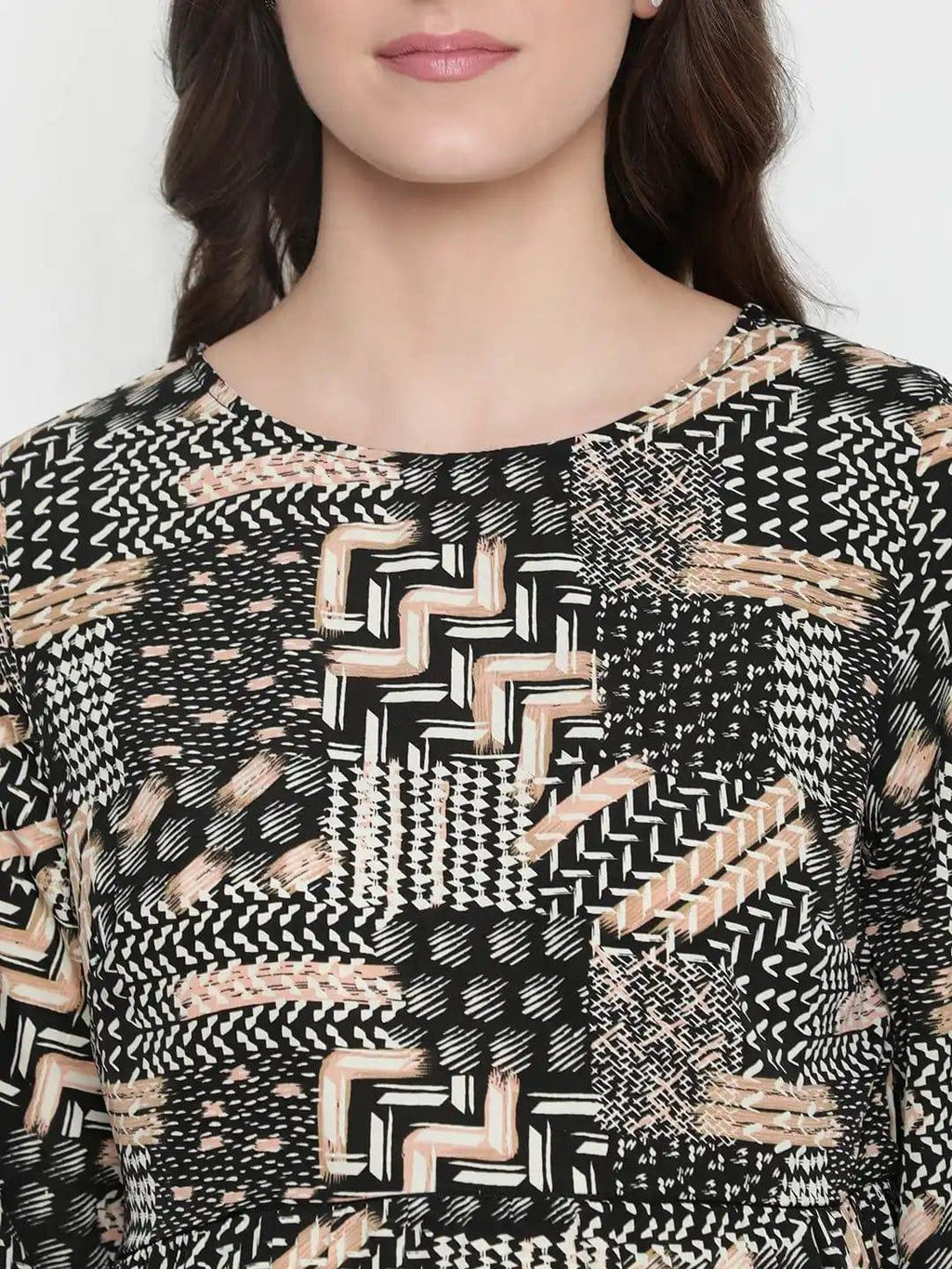 Women's Multicolor Print Maternity Dress