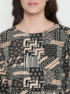 Women's Multicolor Print Maternity Dress