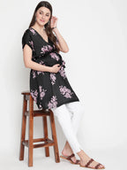 Floral Print Maternity Tunic