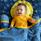 Organic Gift Set - Dohar + Mustard Seed Pillow + Maracas - Zoo
