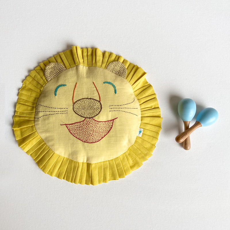 Organic Gift Set - Dohar + Mustard Seed Pillow + Bolster + Maracas - Zoo