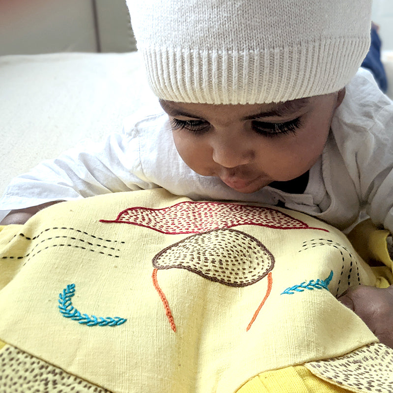 Organic Lion Mustard Seed Pillow
