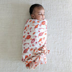 Organic Koi Red Swaddle