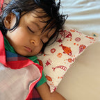 Gift Set - Organic Fish Print Kapok Pillow +  Maracas
