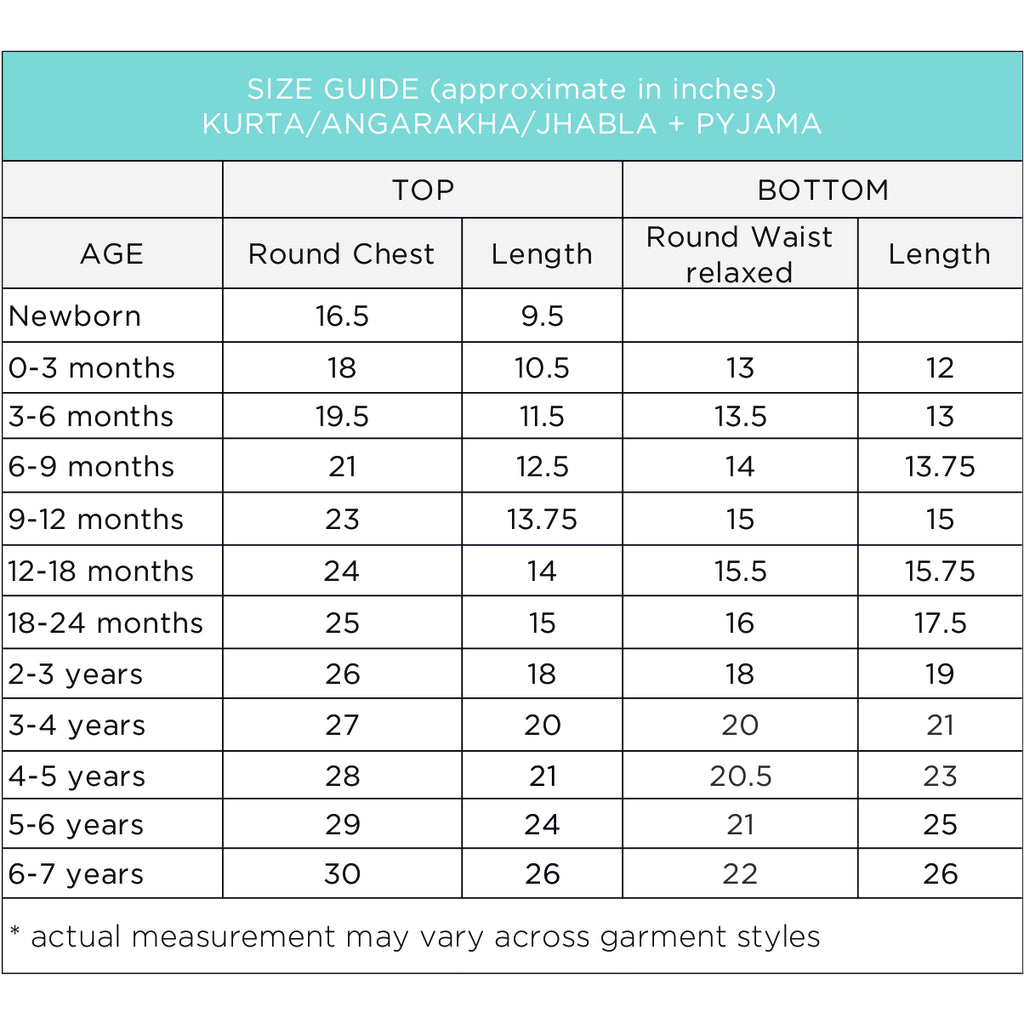 Unisex Organic Zoo Monkey Jhabla With Indigo Zoo Pants