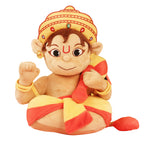 Baby Lord Hanuman Mantra Chanting Musical Soft Plush Toy for Kids (Medium 35 cm)