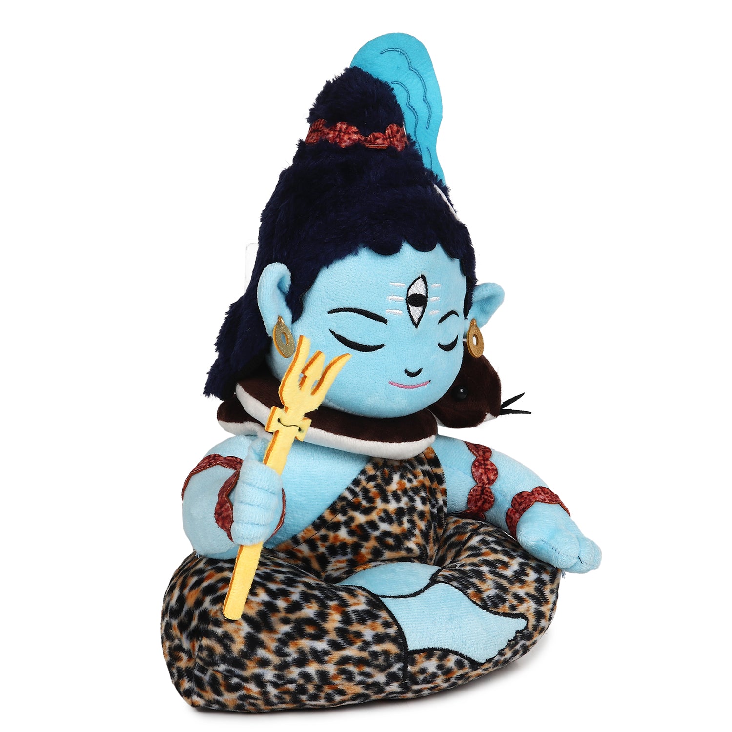 Baby Lord Shiva Mantra Chanting Musical Soft Plush Toy for Kids (Medium 35 cm)