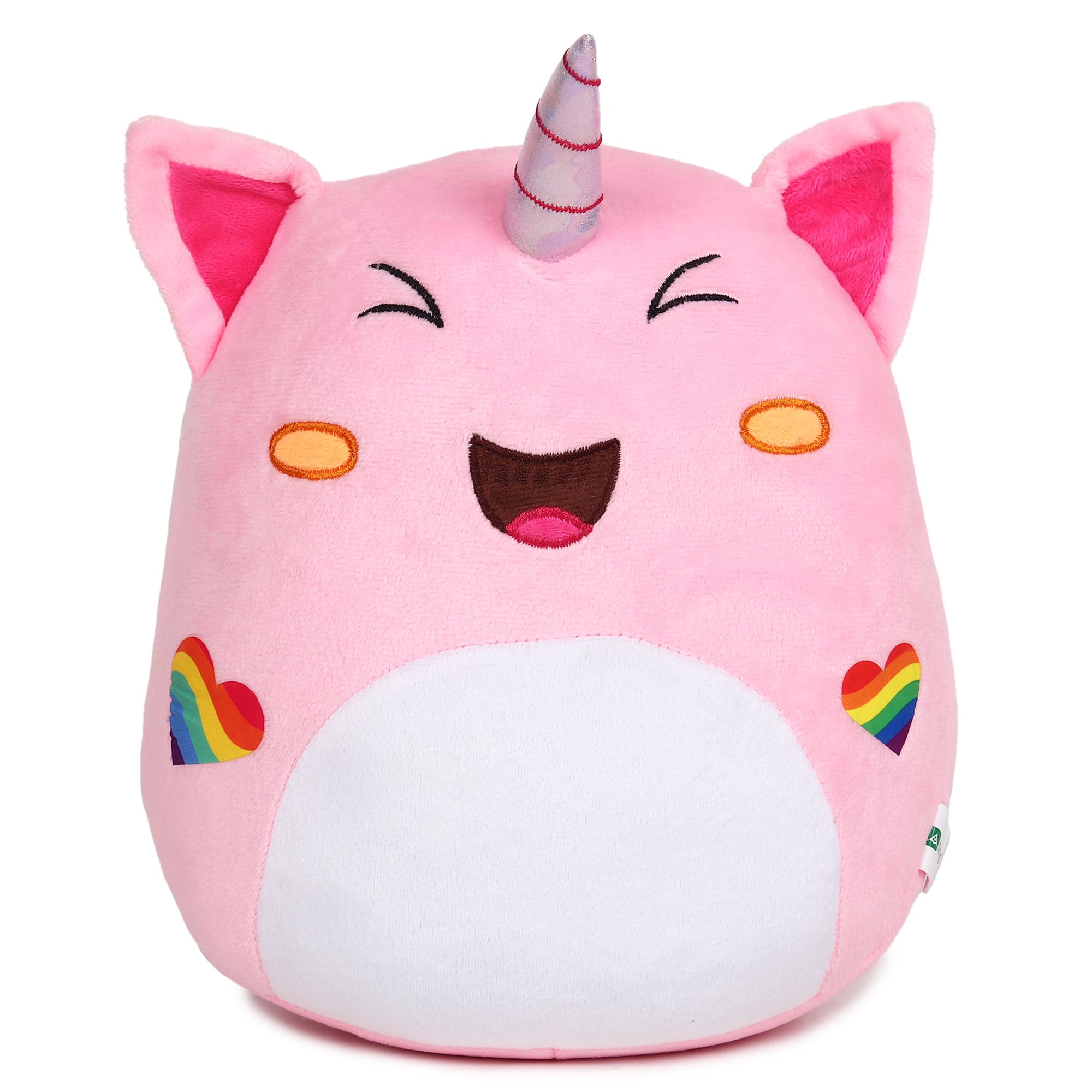 Pink Unicorn Plush Pillow Soft Toy - Iris (Medium 28 cm)