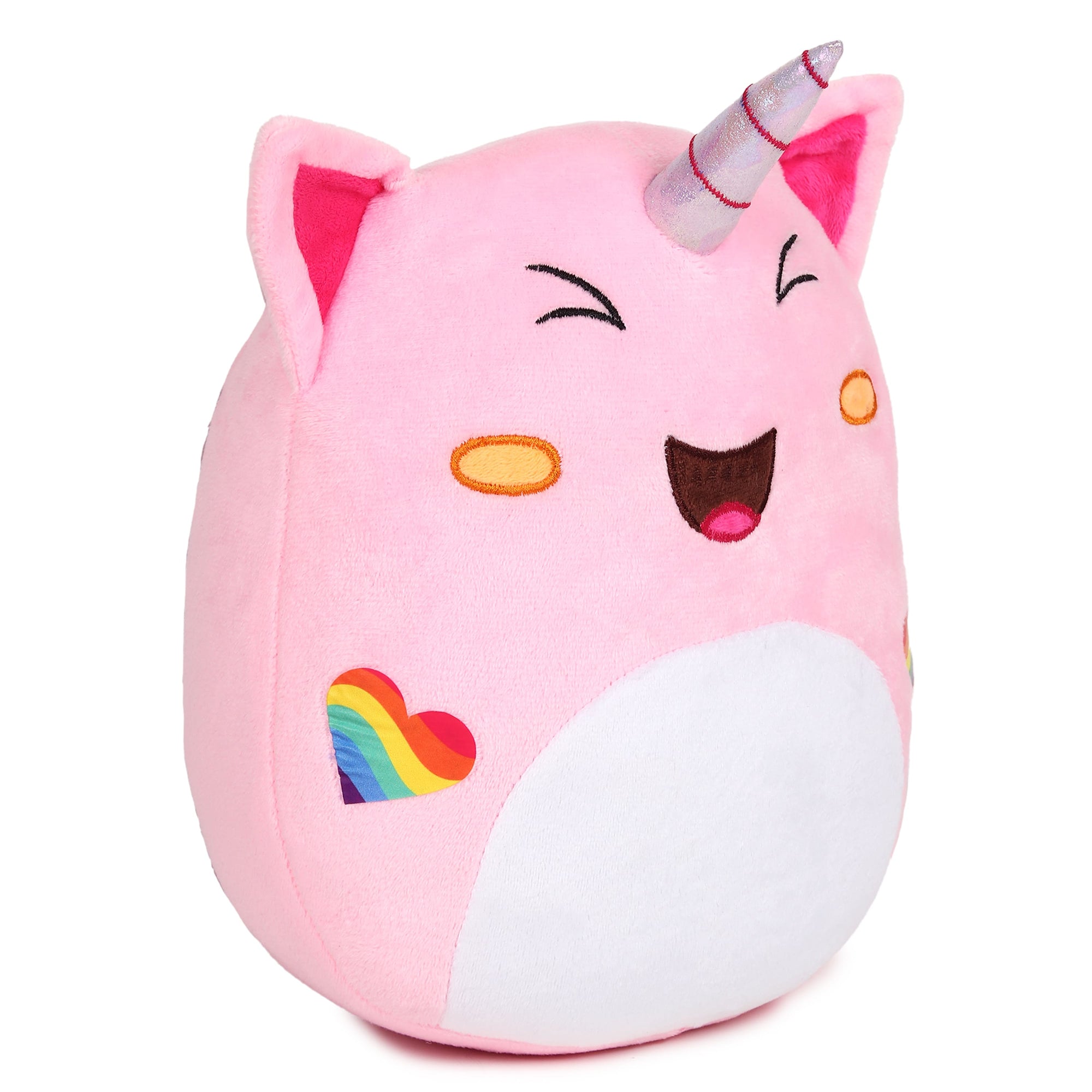 Pink Unicorn Plush Pillow Soft Toy - Iris (Medium 28 cm)