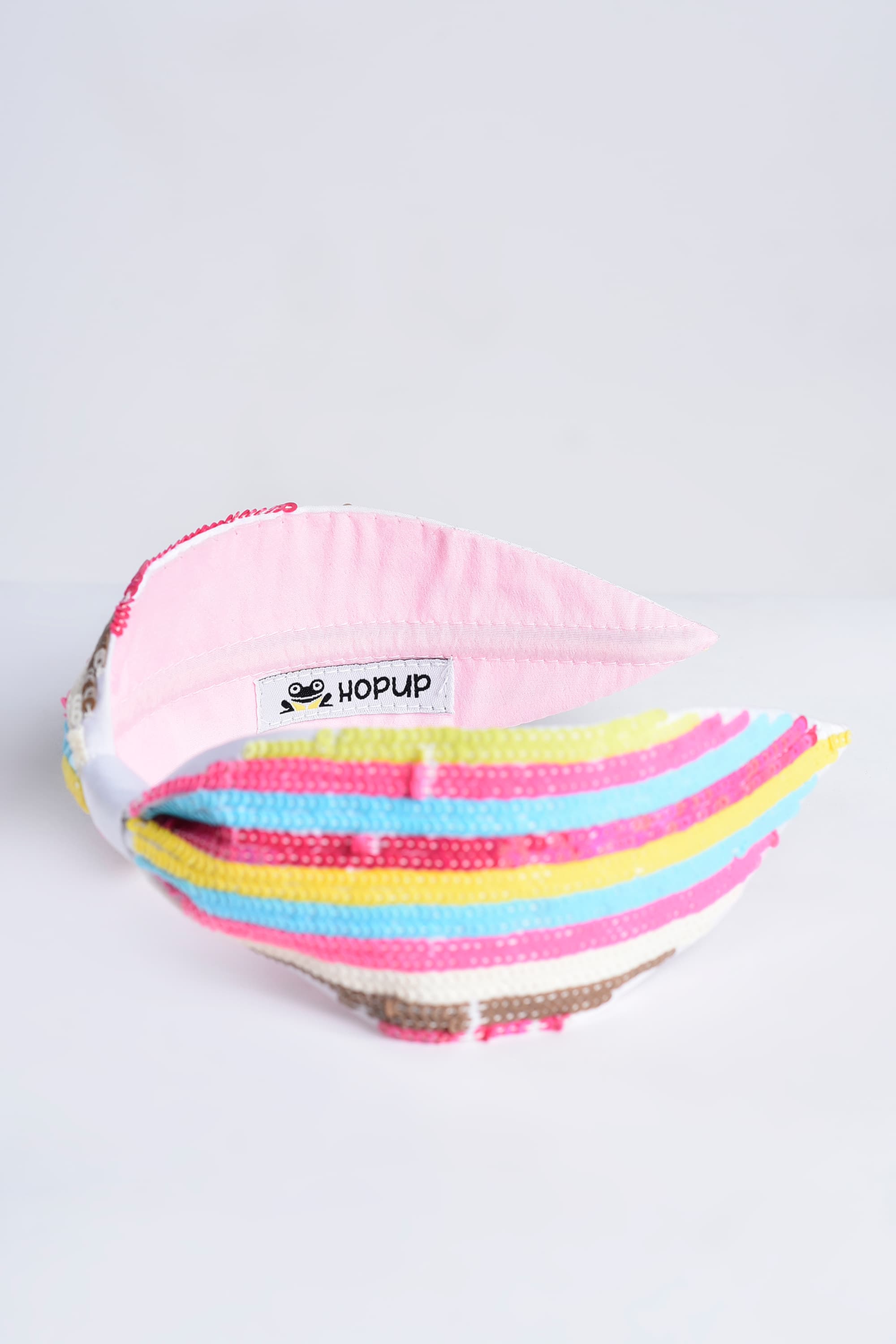 Rainbow Whirl – Multi Sequin Hair Band
